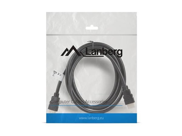 Lanberg DVI-D (24+1) M/M 3m musta DVI-kaapeli