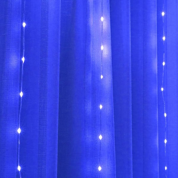 LED-belysning, batteridrevne ledninger, juletræslys, 20 LED'er, 2m, kold, varm