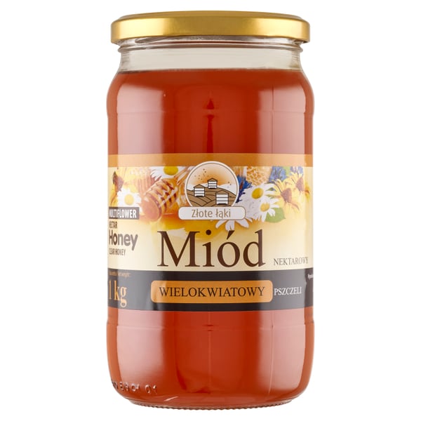 Golden Meadows flerblomstig nektarhoning 1 kg