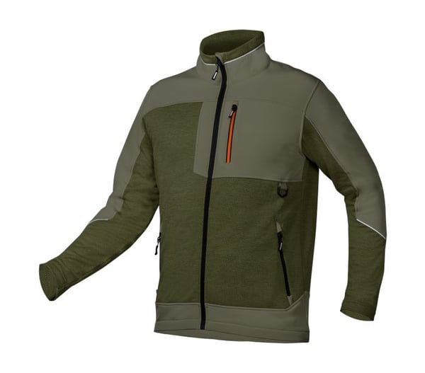 SOFTSHELL UDENDØRS SWEATSHIRT GRØN STØRRELSE XL - T N81-517-XL