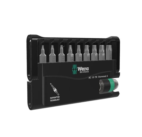 BIT-CHECK 10 TX UNIVERSAL SÆT, RAPIDATORHOLDER, 10 STK. - W05057115001