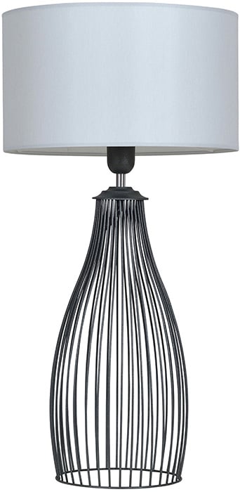 Moderne gulvlampe med lampeskærme at vælge imellem