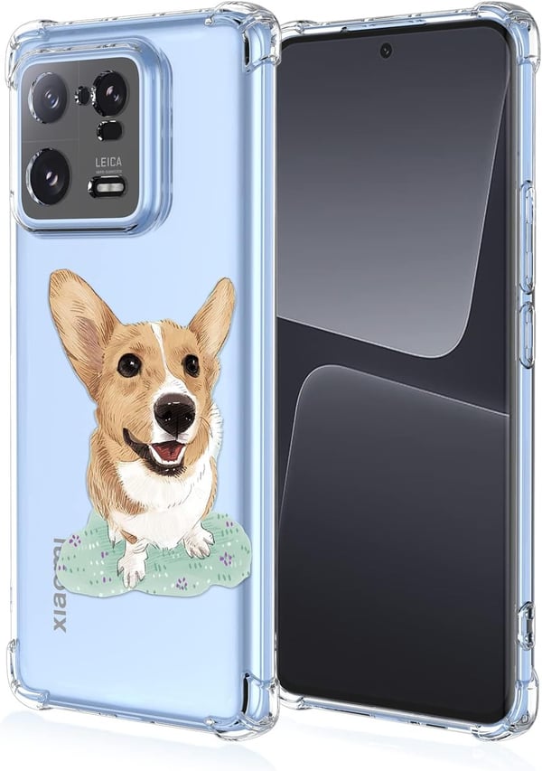 Etui til Xiaomi 13 Pro med gennemsigtig hund