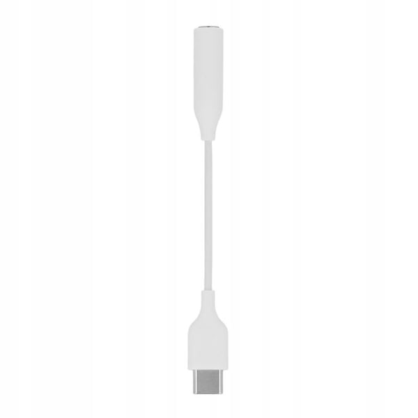 Lydadapter 3,5 mm jackstik med DAC til USB C Type-C Hvid