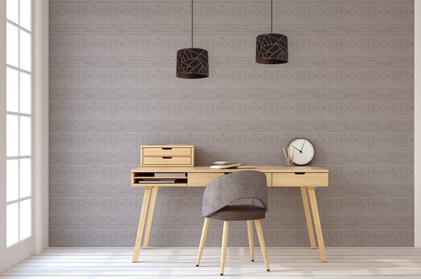 HÆNGELAMPE, LOFTKRONE, LAMPESKÆRM, KOBBERMØNSTER