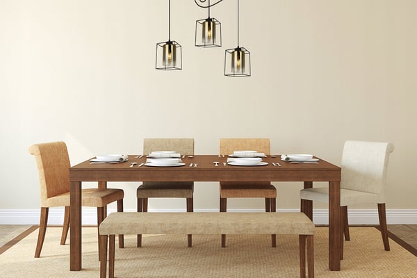 MODERN ELEGANT GLAS HÄNGLAMPA