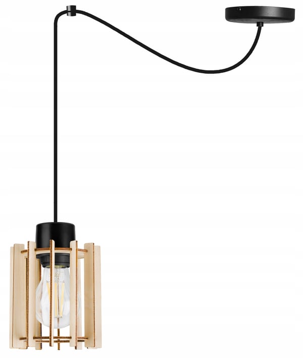 MODERNI PUINEN LED-KATTOVALAISIN