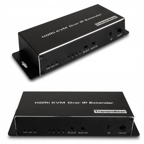 HDMI 2.0 LAN KVM-forlænger 2xUSB RJ45 180M ETHERNET