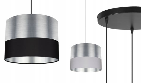MODERNE LOFTHÆNGELAMPE, KROM LAMPESKÆRM, LED