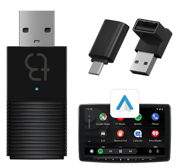 TB-NANO trådlös mini USB-adapter Carplay och Android Auto för bil