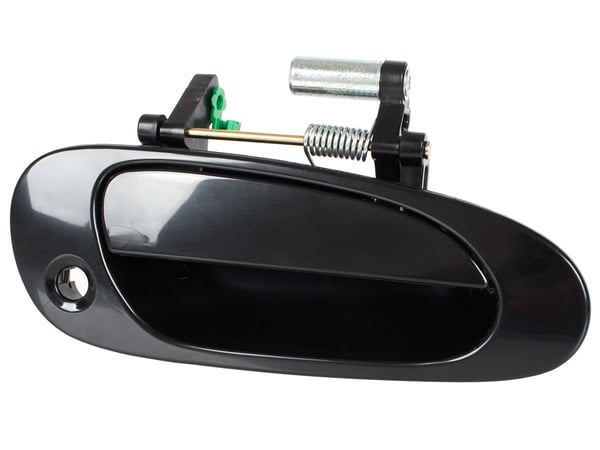 Honda Civic VII H/B 01-06 ytterdörrhandtag MED HÅL GLANSANDE SVART fram höger