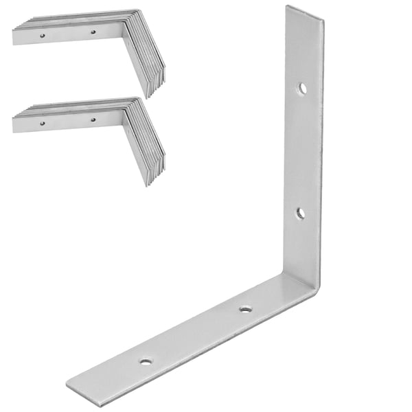 Kirvesmiehen kulmaliitin sinkittyä terästä 150x150x25 mm 25 kpl Kirvesmiehen kulmaliitin sinkittyä terästä 150x150x25 mm 25 kpl