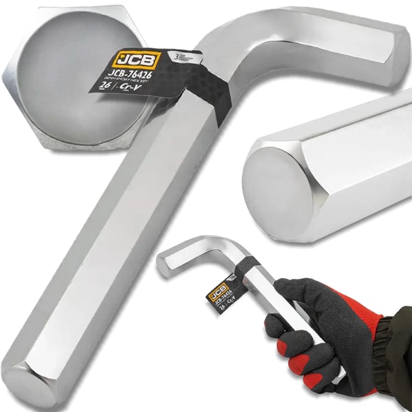 JCB Unbrakonøgle HEX CRV 26 mm 6-punkts L-type