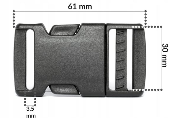Muovisoljet 10 kpl 30 mm valkoiset