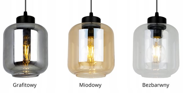 MODERNE ELEGANT HÆNGELAMPE MED GLASSKÆRM