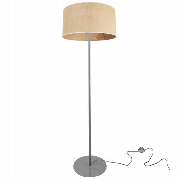 GULVLAMPE MED STÅENDE METALSKÆRM 40 CM
