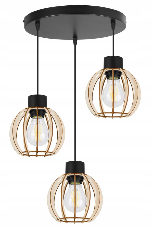 MODERNI PUINEN LED-KATTOVALAISIN