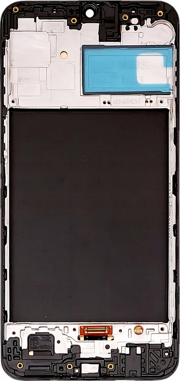 OLED-skærm glas til Samsung Galaxy M21 M30 M30s sort ramme