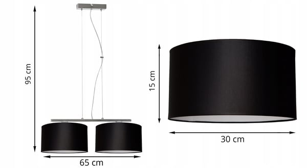 MODERNE HÆNGELAMPE, LAMPESKÆRMMATERIALE: KROM