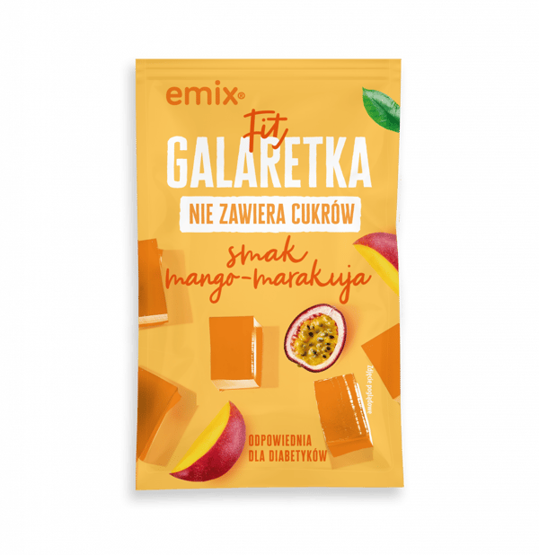 Emix Fit Sokeriton hyytelö mango-passionhedelmän makuin 25 g