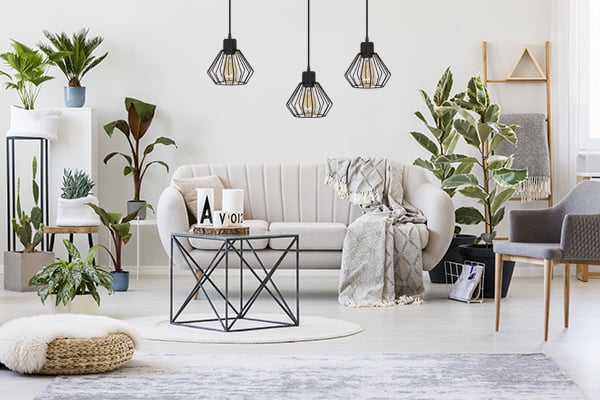 INDUSTRIEL LED-LYKKEHOLDER MED TRÅDLAMPE TIL STUE