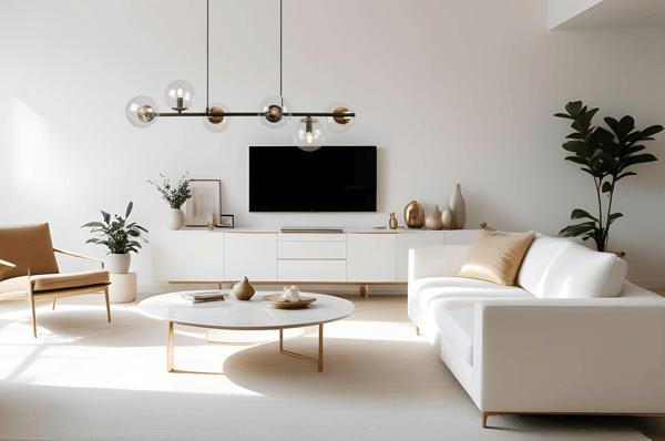 SIENA HÆNGELAMPE SORT OG GULD 6 FLAD KLAR LAMPE E14