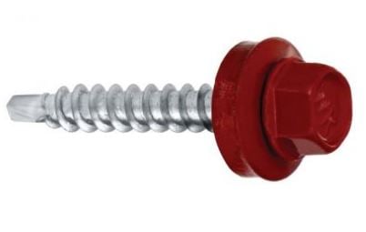 SELVBORENDE SKRUE 4,8*25MM RAL 3011 - 5,0 STO - WSB 25 3011