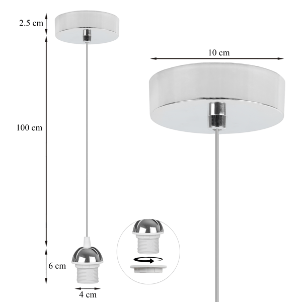 FLAT LINE 100 KROM SKÅLKEGL 50 KROM HVID