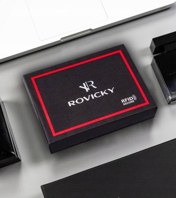 Herrplånbok i äkta läder - Rovicky