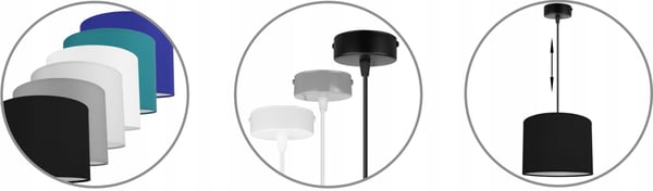 Loftshængende lampe lysekrone lampeskærm moderne