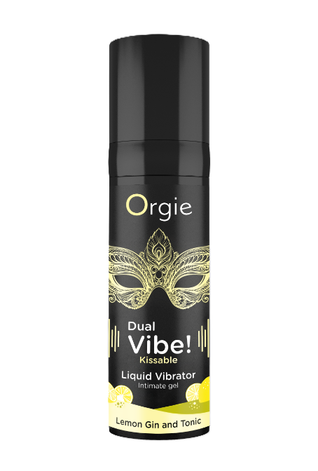 Orgies - Dual Vibe! Flydende Vibrator 15ml - Citron Gin og Tonic