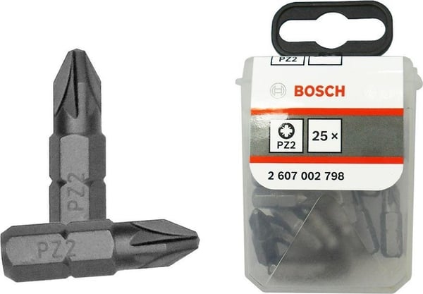 BIT, AKSLET, SPIDS PZ2 25MM UDT 25STK - B 2607002798