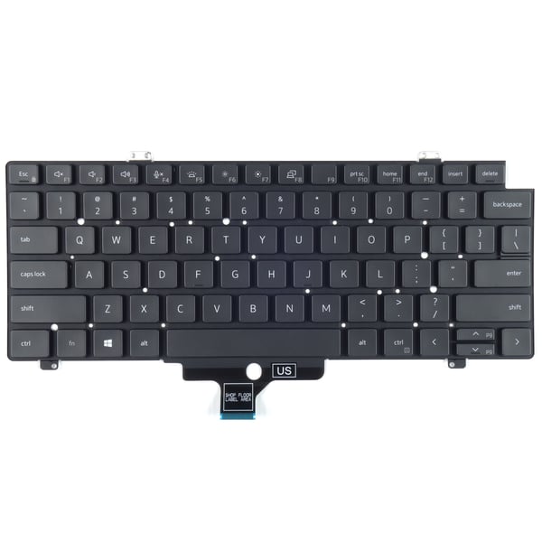 Dell Latitude 5420 5421 5430 5431 7420 7430 7520 7530 tangentbord med LED-belysning