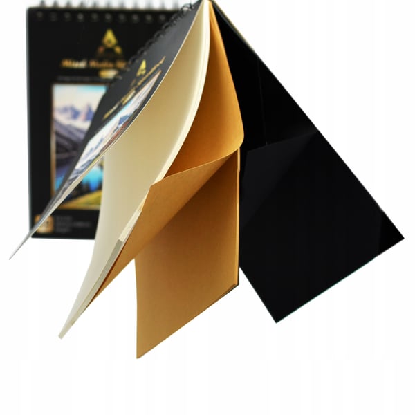 Artistiq spiralbind notesbog A5 50 ark 3-farver 120 g/m2