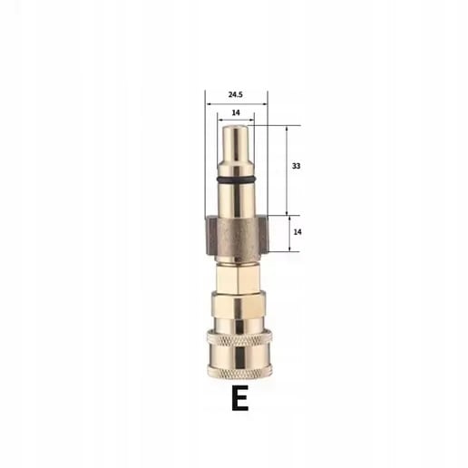 Adapter för Lavour högtryckstvätt med snabbkoppling QC 1/4"