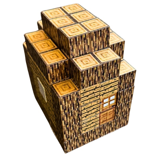 Minecraft magnetiska byggstenar med stark magnet 84 delar och 2 figurer