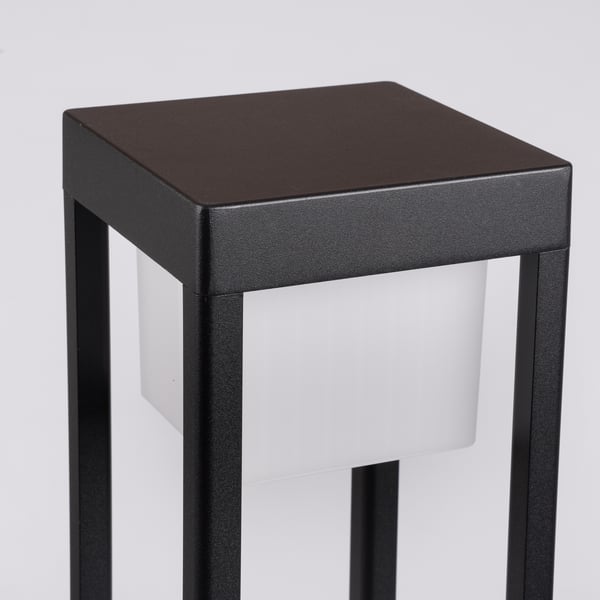 Trädgårdslampa stolpe utomhus stående LED 12W 3000K 80cm svart QUERCUS LUMILED