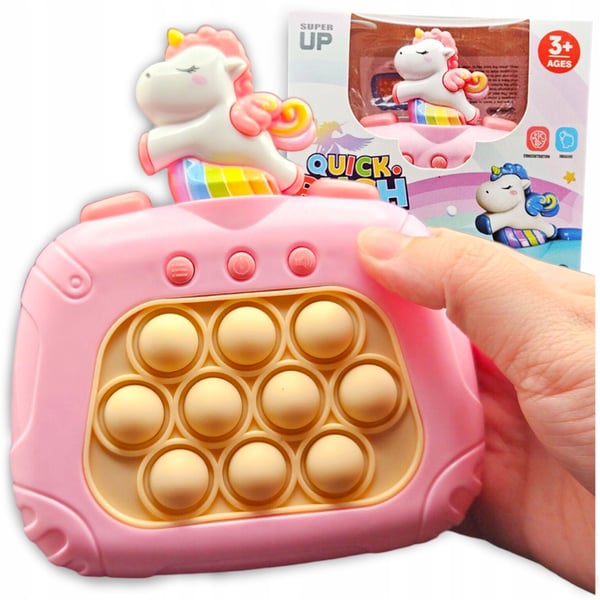 Popit-stressiä lievittävä sensorinen arcade-pelikuplat POP IT -yksisarvinen