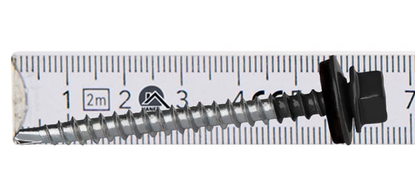 Landmandsskruer GTF2 Z14 4,8x60mm RAL 9005