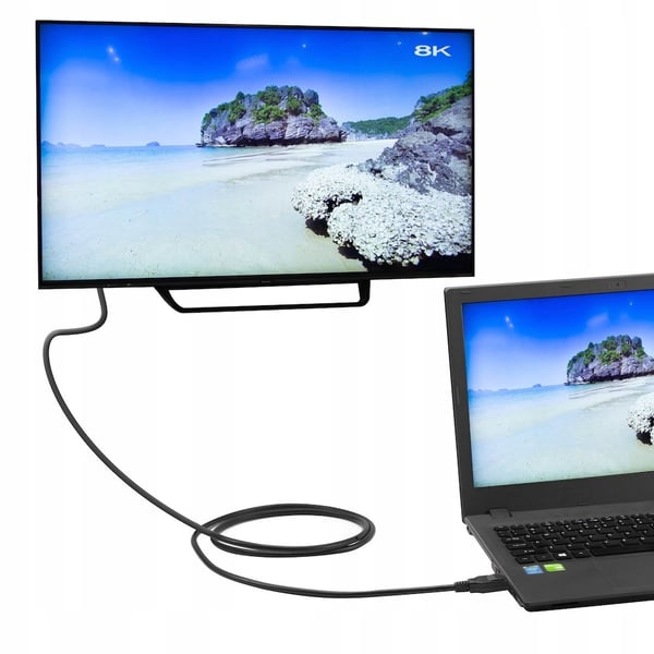 Lanberg M/M v2.1 HDMI-kabel 0,5m 8K 60Hz sort