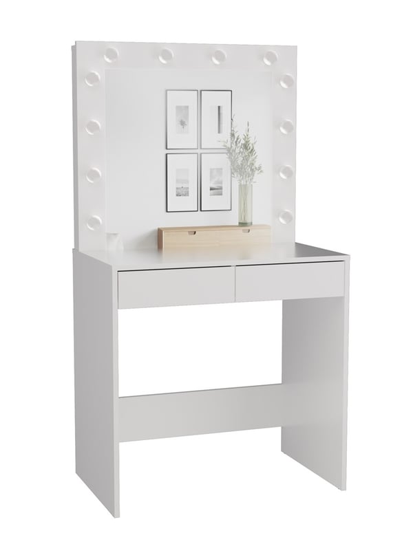 Marina T+ 2S+L vit sminkbordsset