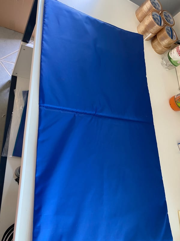 Gelkølemåtte til dyr 50x90 cm blå