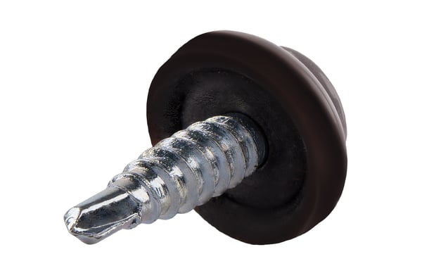 Landmandsskruer GTF02P Panhoved 4,8x20mm RAL 9007