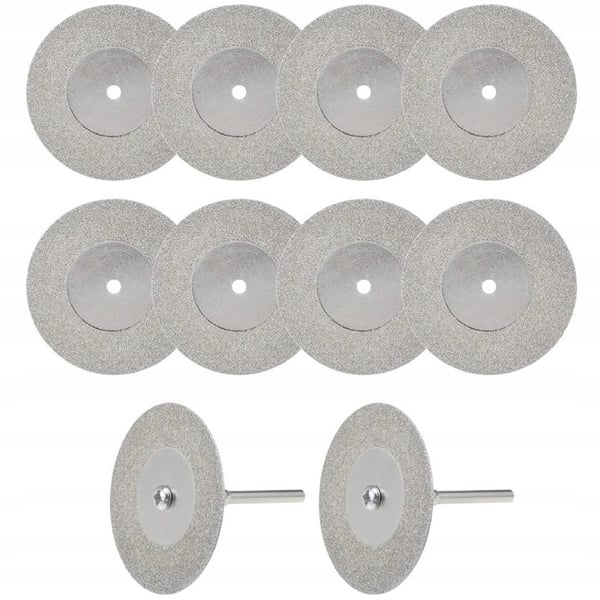 Dremel diamantskivor 30 mm för minislip 10 st och 2 dorn Dremel diamantskivor 30 mm för minislip 10 st och 2 dorn