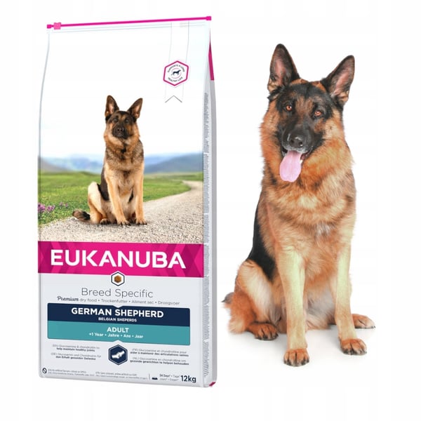Eukanuba schæferhyrde kylling tørt hundefoder 12kg