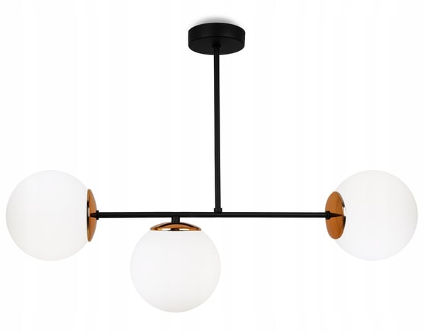 MODERNE HÆNGELAMPE MED GLASKUGLER LED-LYKRONE