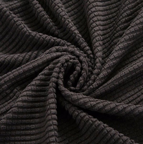 Sofföverkast bäddsoffa 1-sitssoffa svart jacquard