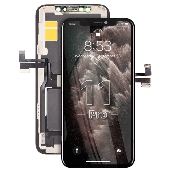 Näytön korjaus LCD IPS kosketusnäytön digitizer-lasi iPhone 11 Prolle Incell