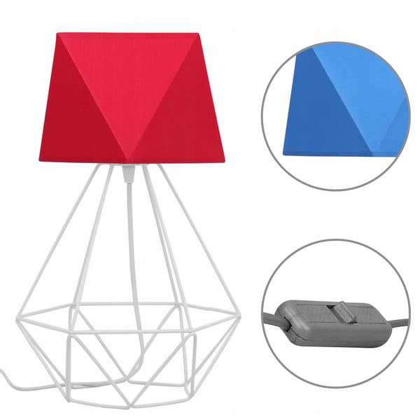 NATLAMPE, Skrivebord, Bord, Lampeskærm, DIAMANT LED