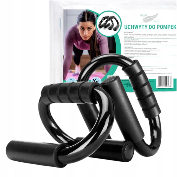Push-up-tukikahvat koti- ja kuntosaliharjoitteluun, kestävää terästä, 2 kpl.